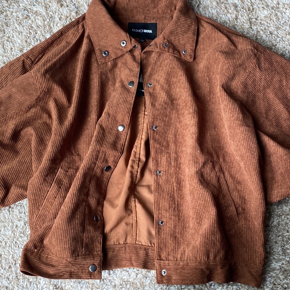 Oversized Corduroy Jacket - Picture 3 of 5
